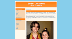 Desktop Screenshot of embercostumes.com